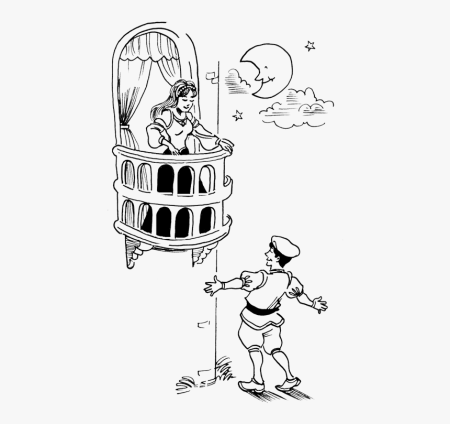 Раскраска ромэо и Джульетта