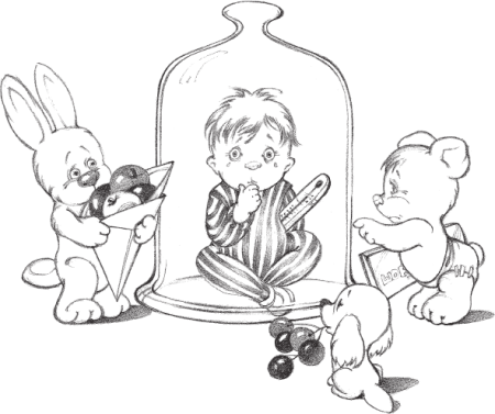 Раскраска прививка для детей