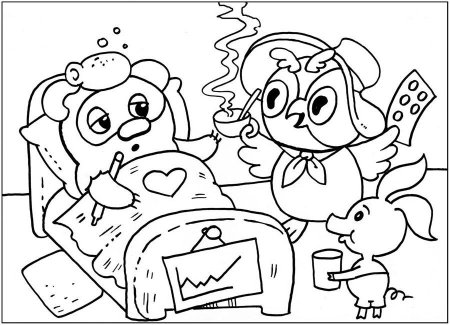 Болезнь раскраска