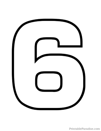 Цифра 5 раскраска