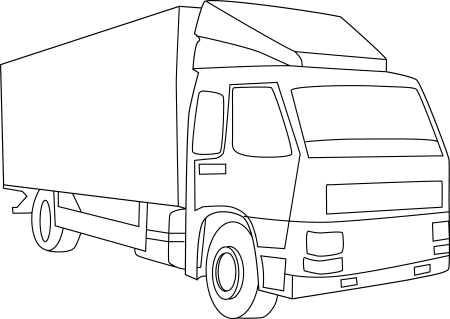 КАМАЗ 5490 раскраска