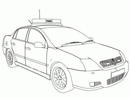 Раскраска полиция