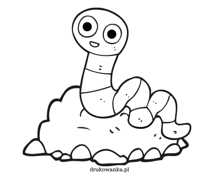 Червяк для раскрашивания