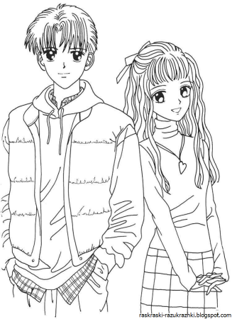 Раскраски аниме