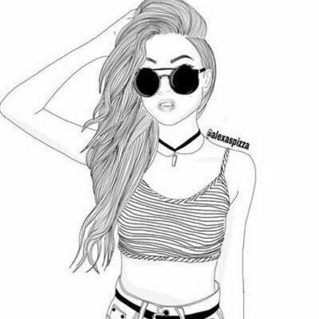 Крутые раскраски для девочек