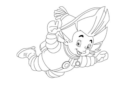 Незнайка на Луне рисунок раскраска