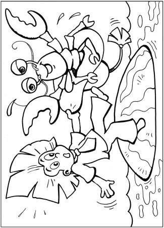 Незнайка раскраска