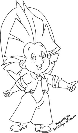 Незнайка раскраска