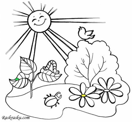 Раскраска джунгли для детей