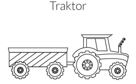 Трактор по полям