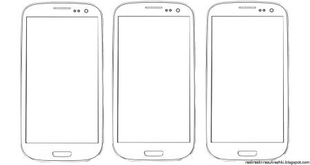 Макет смартфона