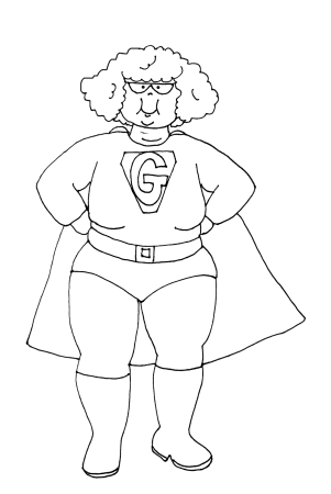 Раскраски комнаты для бабушки