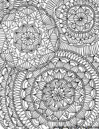 Раскраска антистресс для взрослых