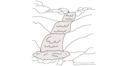 Река раскраска для детей