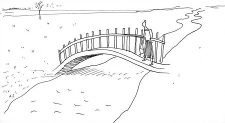 Водопад раскраска для детей