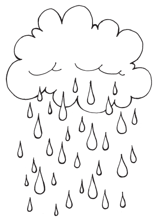 Раскраска осень для малышей