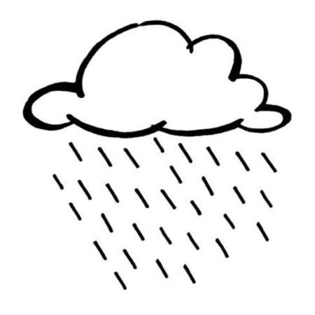 Туча раскраска для детей