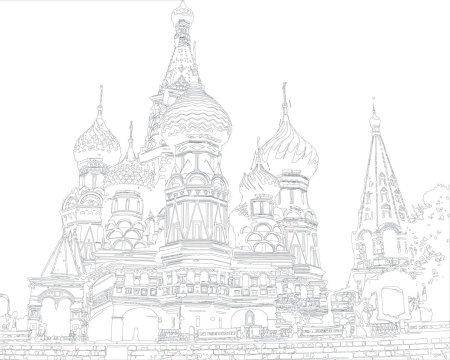 Кремль набросок