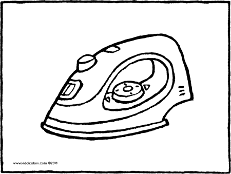 Утюг трафарет