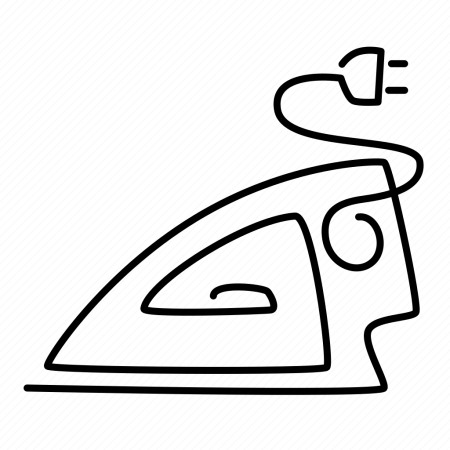 Утюг раскраска