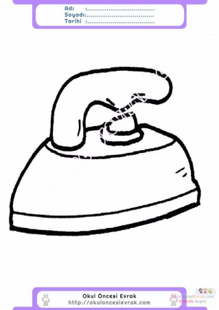 Утюг для раскрашивания