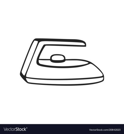 Утюг для детей черно-белый