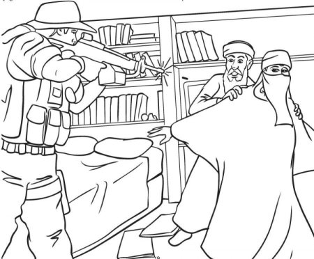 Раскраски по терроризму для детей