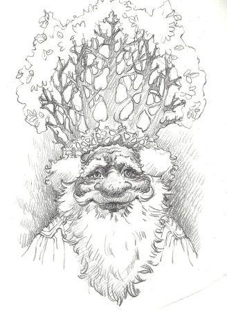 Нарисовать рисунок к балладе Лесной царь