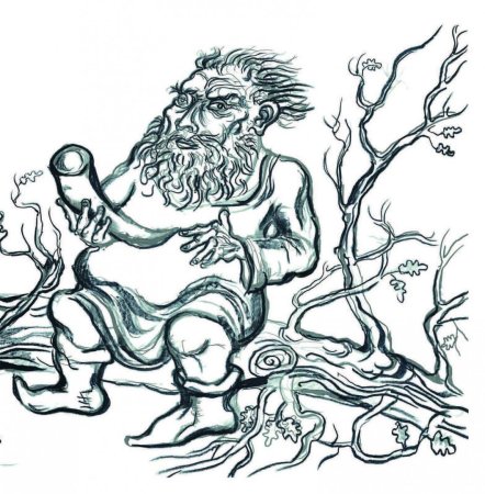 Рисунок к балладе Шуберта Лесной царь