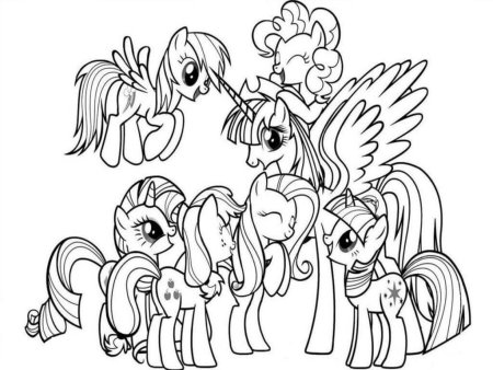 My little Pony раскраска