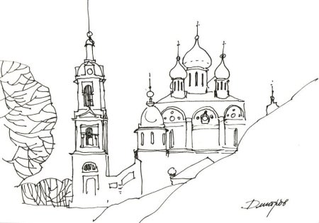 Ипатьевский монастырь вектор