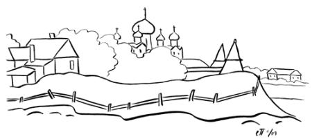 Спасо-Преображенский монастырь Муром нарисовать