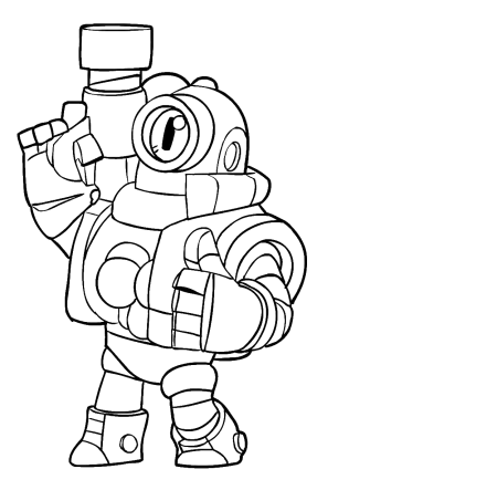 Нани БРАВЛ старс раскраска