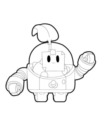 Раскраски Brawl Stars Спраут