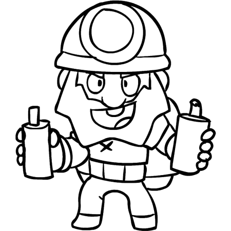 Раскраски Браво старс Эдгар