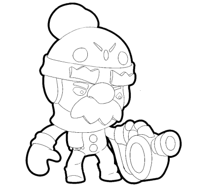 Раскраска геилбравл старс