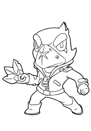 Раскраска Браво старс Леон