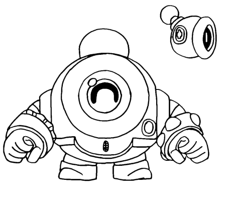 Нани БРАВЛ старс раскраска