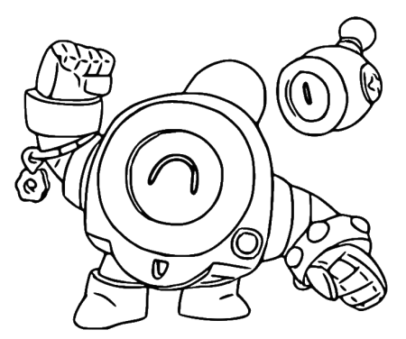 Раскраска Браво старс Нани Салли