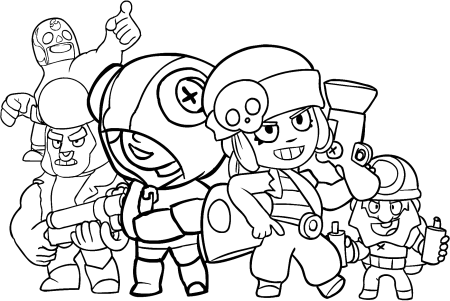 Брэвел старс герои для раскрашивания