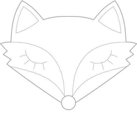 Маска лисы