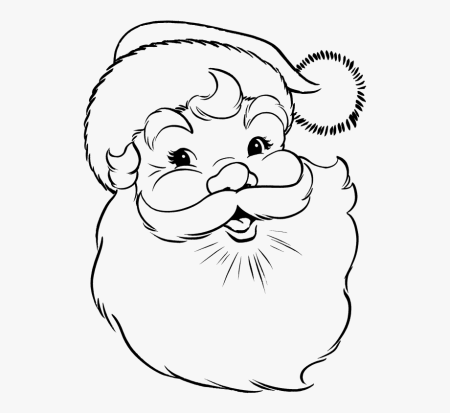 Дед Мороз раскраска