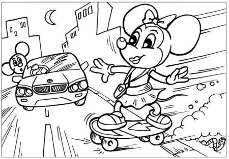 Раскраска школа