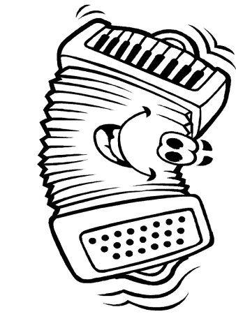 Гармошка для раскрашивания