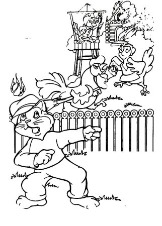 Книжка раскраска Кошкин дом