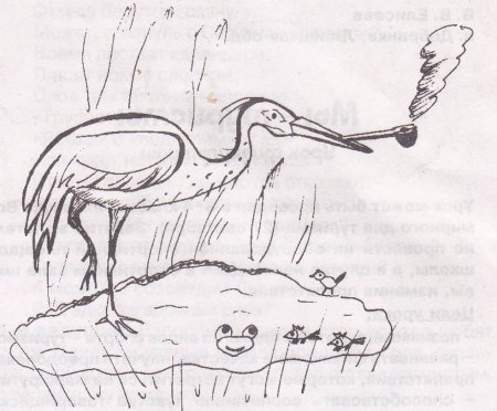 Цапля курильщица