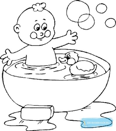 Раскраска здоровый образ жизни для детей