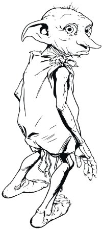 Домовой Эльф Добби из Гарри Поттера