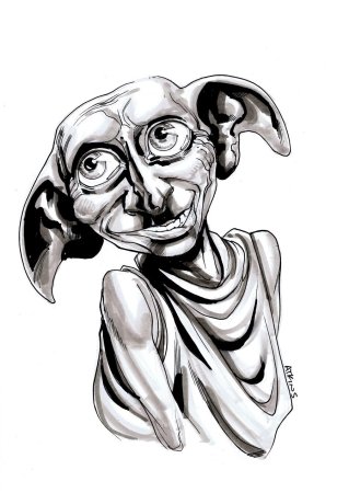 Раскраски Harry Potter Dobby