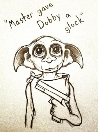 Добби раскраска